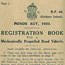 This is a copy of the original Tax Book for our first lorry purchased on the 5th August 1925 - page 1